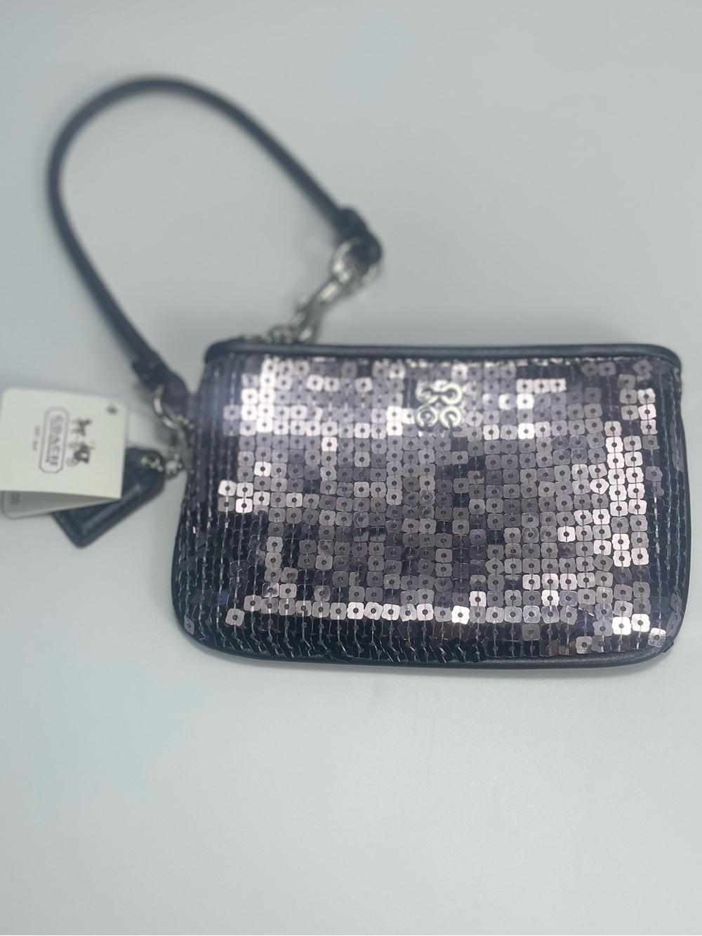 Coach Special Edition Sequin Sml Wristlet NWT - Picture 7 of 10